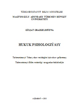 Hukuk psihologiýasy